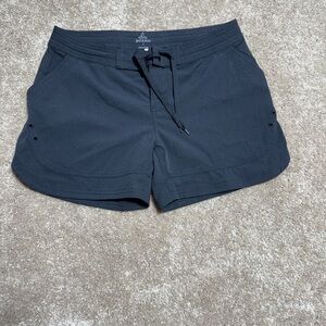 Prana Women's Navy Drawstring Athletic Shorts